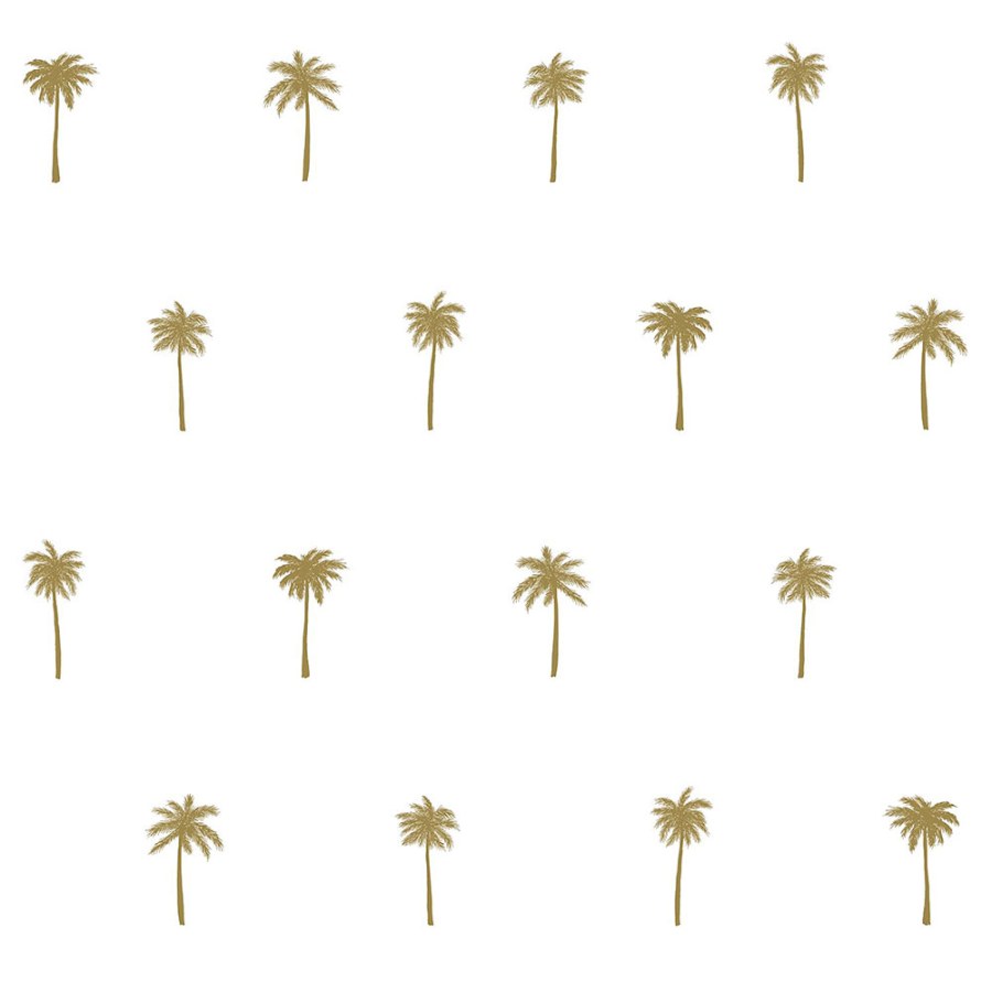 Tapety Yara - Tapeta bílá se zlatými palmami 139158 Tapeta bílá se zlatými palmami 139158 - Tapety Yara