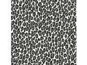 Tapety Yara - Černobílá tapeta - imitace leopardí kůže 136810 Černobílá tapeta - imitace leopardí kůže 136810