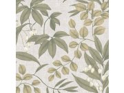 Přírodní tapeta s větvičkami a listy