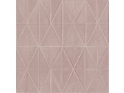 Tapety Yara - Starorůžová geometrická tapeta na zeď Starorůžová geometrická tapeta na zeď