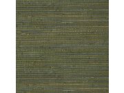 Přírodní Tapeta zelená s metalickým leskem 303515