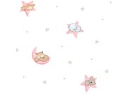 Tapety Yara - Tapeta s hvězdičkami a zvířátky 450-2 Tapeta s hvězdičkami a zvířátky 450-2