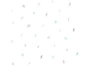 Tapety Yara - Veselá tapeta s notami 451-2 Veselá tapeta s notami 451-2