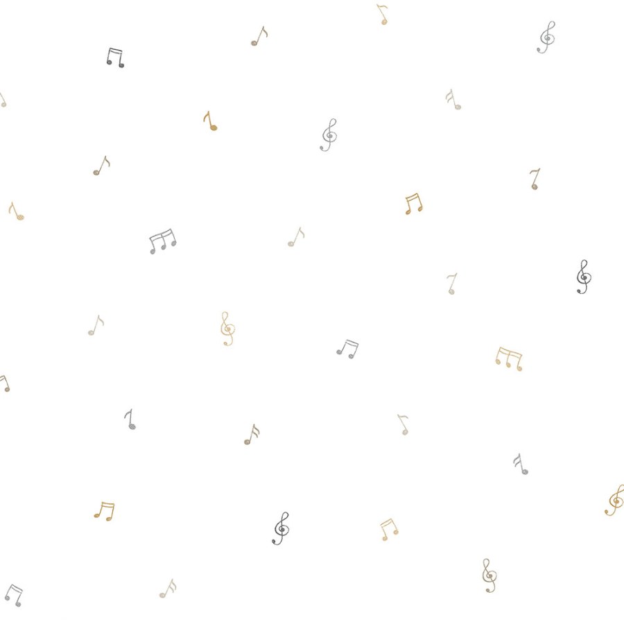 Veselá tapeta s notami 451-3 - Tapety Yara