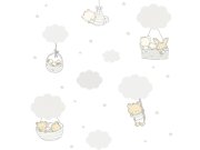 Tapety Yara - Tapeta se zvířátky na obláčcích 452-1 Tapeta se zvířátky na obláčcích 452-1