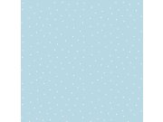 Tapety Yara - Modrá tapeta s puntíky 459-1 Modrá tapeta s puntíky 459-1
