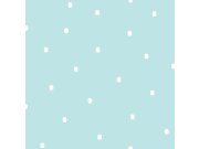 Tapety Yara - Tyrkysová tapeta s puntíky / skvrnami 460-1 Tyrkysová tapeta s puntíky / skvrnami 460-1