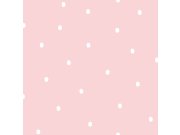 Tapety Yara - Růžová tapeta s puntíky / skvrnami 460-2 Růžová tapeta s puntíky / skvrnami 460-2