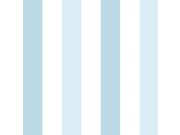 Tapety Yara - Modrobílá tapeta s pruhy Modrobílá tapeta s pruhy