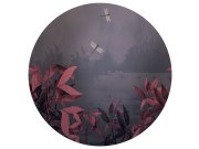 Předklížená kruhová tapeta na zeď, Vážky, Platinum Shapes, Decoprint Tapety Yara