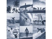 Modrá tapeta Surfing 138954