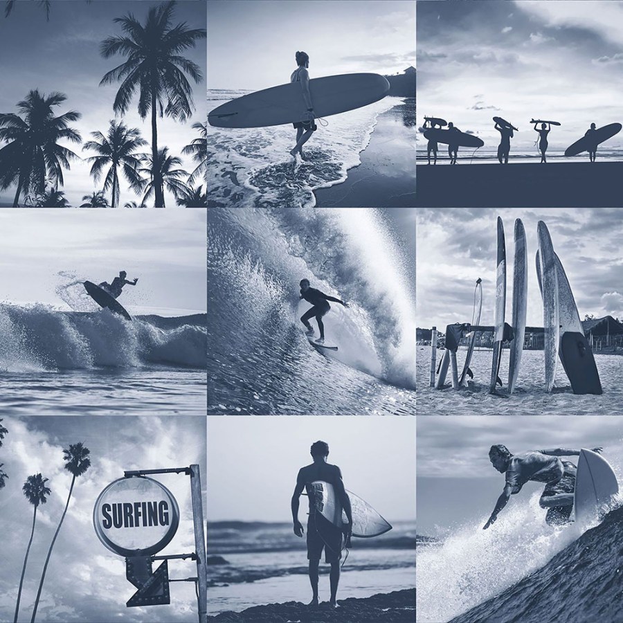 Modrá tapeta Surfing 138954 - Tapety Yara