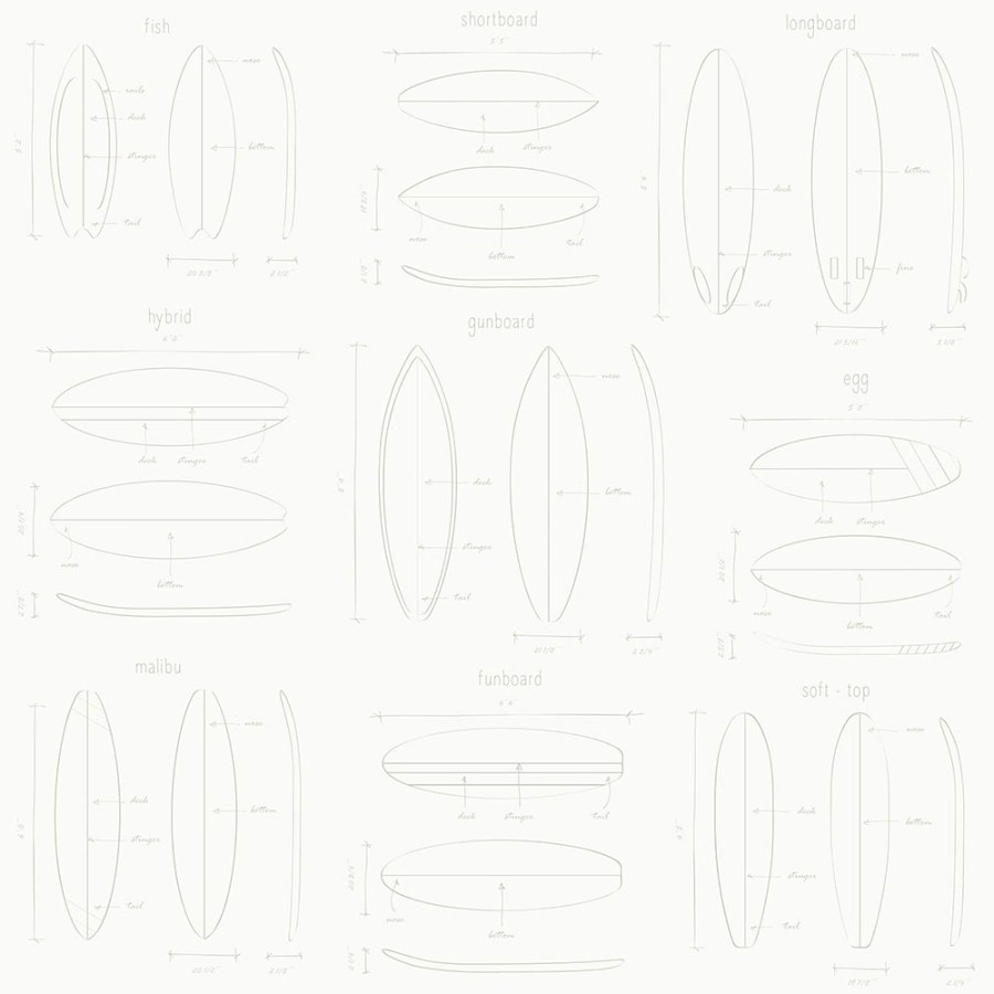 Tapety Yara - Přírodní tapeta s nákresy surfů 128869 Přírodní tapeta s nákresy surfů 128869 - Tapety Yara