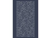 Tapety Yara - Modrá obrazová tapeta s nápisy 158845 Modrá obrazová tapeta s nápisy 158845