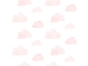 Tapeta bílá s růžovými mráčky 138929