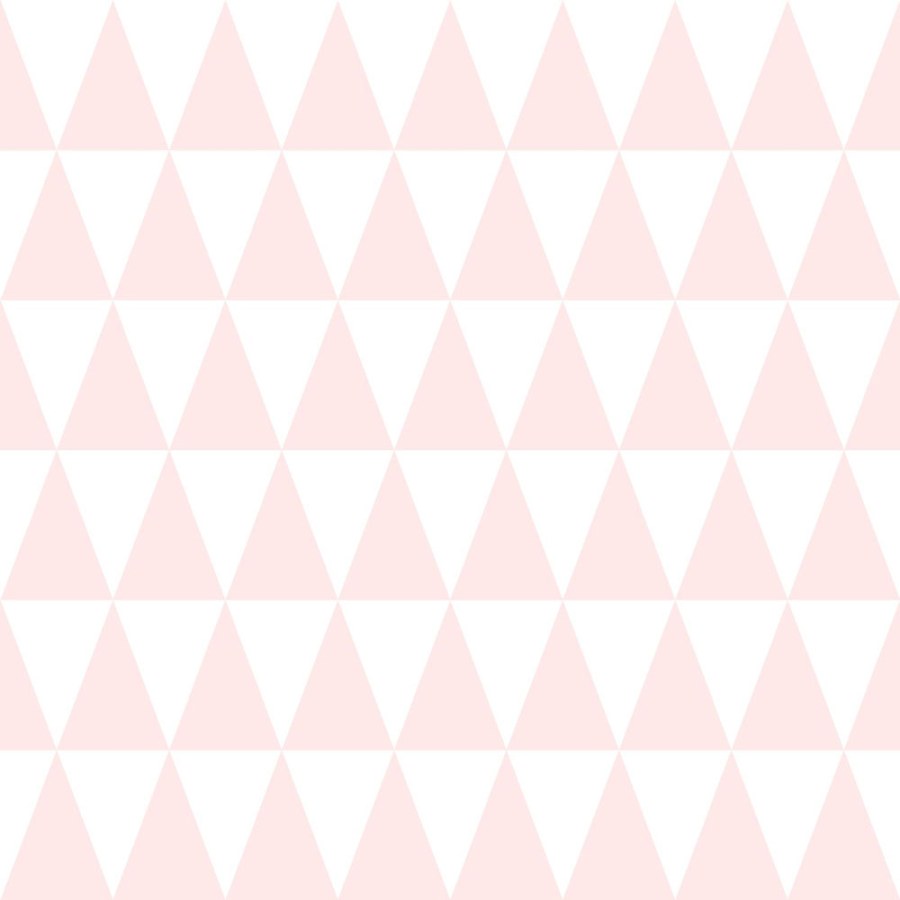 Tapety Yara - Tapeta s růžovými a bílými trojúhelníky 128862 Tapeta s růžovými a bílými trojúhelníky 128862 - Tapety Yara
