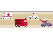 Tapety Yara - Tapetová bordura na zeď Auta 177305 Tapetová bordura na zeď Auta 177305