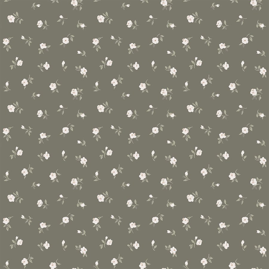 Tapety Yara - Hnědá tapeta s květinovým vzorem 139238 Hnědá tapeta s květinovým vzorem 139238 - Tapety Yara
