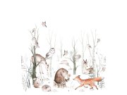 Tapety Yara - Fototapeta s lesními zvířátky Fototapeta s lesními zvířátky