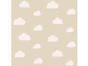 Béžová tapeta na zeď