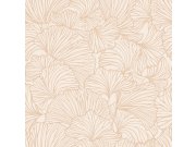 Tapeta na zeď, listy, béžová, Bloom, To the Moon and Back, Esta Home