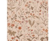 Květinová tapeta na zeď