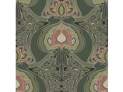 Květinová tapeta na zeď, zelená, Bloom, Esta Home