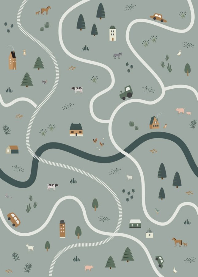 Tapety Yara - Obrazová tapeta Farma Obrazová tapeta Farma - Tapety Yara