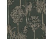 Tapety Yara - Tmavě zelená Tapeta Oáza Tmavě zelená Tapeta Oáza