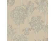 Šedobéžová Tapeta Oáza