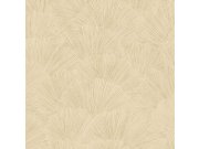 Tapety Yara - Zlatobéžová tapeta na zeď Zlatobéžová tapeta na zeď