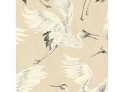 Krémová /béžová tapeta na zeď