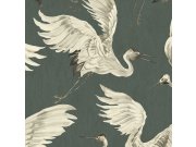 Tapety Yara - Zelená tapeta na zeď Zelená tapeta na zeď