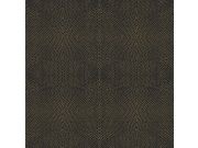 Tapeta hnědá imitace kůže 347322