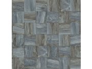 Tapety Yara - Šedomodrá tapeta Dřevo Šedomodrá tapeta Dřevo