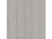Tapeta šedá, imitace dřeva, palubek, Matières - Wood, Origin