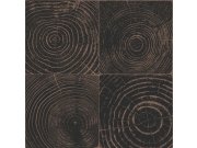 Tapety Yara - Černo-hnědá tapeta Černo-hnědá tapeta