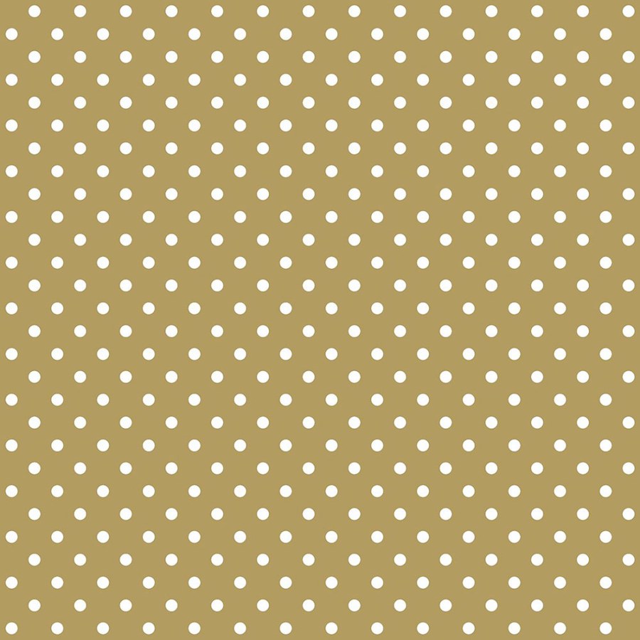 Tapety Yara - Zlatá tapeta s bílými puntíky 139114 Zlatá tapeta s bílými puntíky 139114 - Tapety Yara