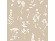 Béžová tapeta na zeď