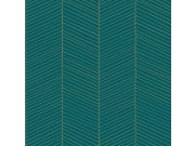 Tyrkysová tapeta s pruhy