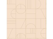 Tapety Yara - Béžová tapeta na zeď Béžová tapeta na zeď