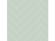 Tapety Yara - Zelená tapeta s parketovým vzorem 139221 Zelená tapeta s parketovým vzorem 139221