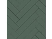 Tapety Yara - Tmavě zelená tapeta s parketovým vzorem 139222 Tmavě zelená tapeta s parketovým vzorem 139222