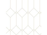Tapety Yara - Bílá geometrická tapeta na zeď Bílá geometrická tapeta na zeď