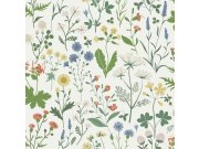 Tapety Yara - Bílá tapeta na zeď Bílá tapeta na zeď