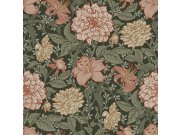 Tapety Yara - Černá květinová tapeta na zeď Černá květinová tapeta na zeď