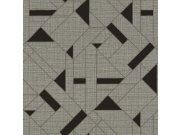 Tapety Yara - Šedá geometrická tapeta na zeď Šedá geometrická tapeta na zeď