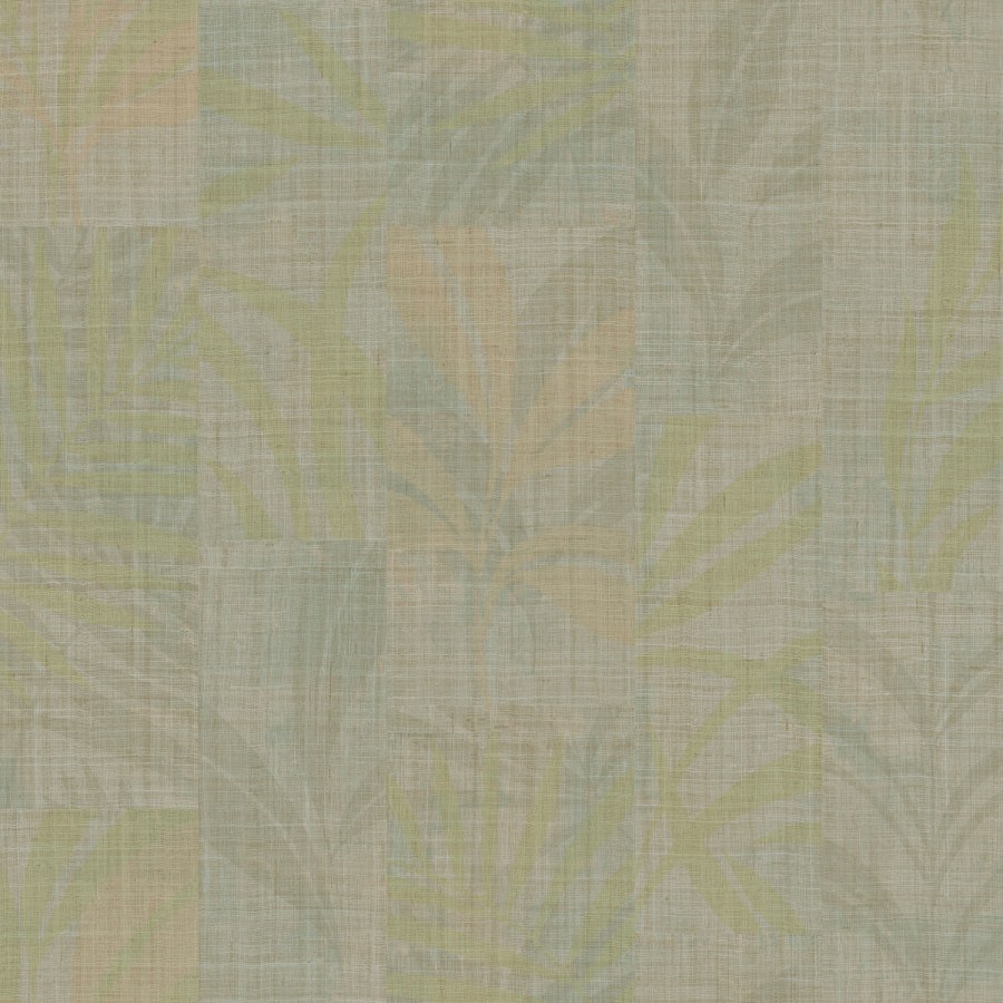 Zelená tapeta s listy - Tapety Yara