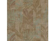 Tapety Yara - Hnědo-zelená tapeta s listy Hnědo-zelená tapeta s listy