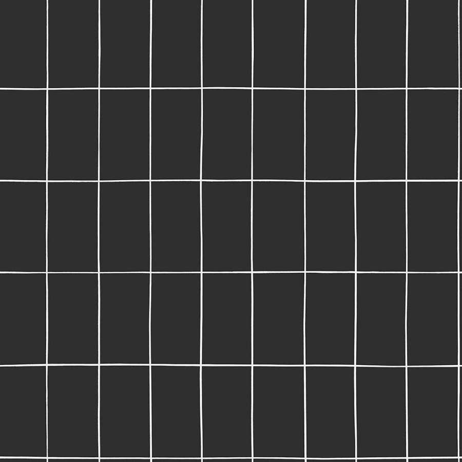 Černá geometrická tapeta na zeď - Tapety Yara